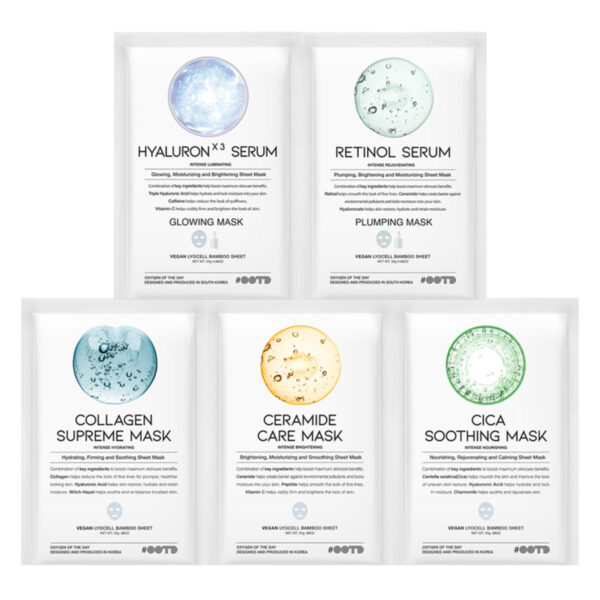 Hydrating Serum Sheet Mask Pack (5 sheets)